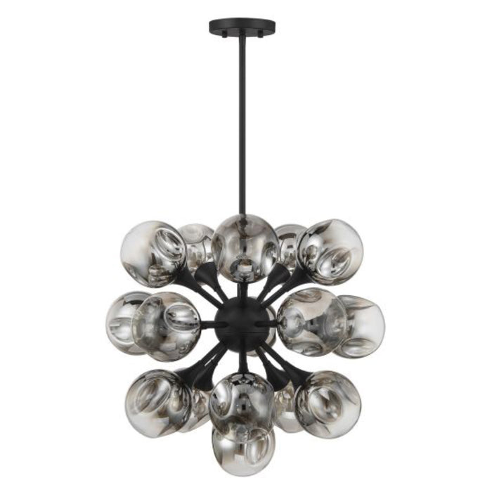Savoy House 1-7934-16 Matisse 16-lt 22" Chandelier - Matte Black
