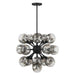 Savoy House 1-7934-16 Matisse 16-lt 22" Chandelier - Matte Black