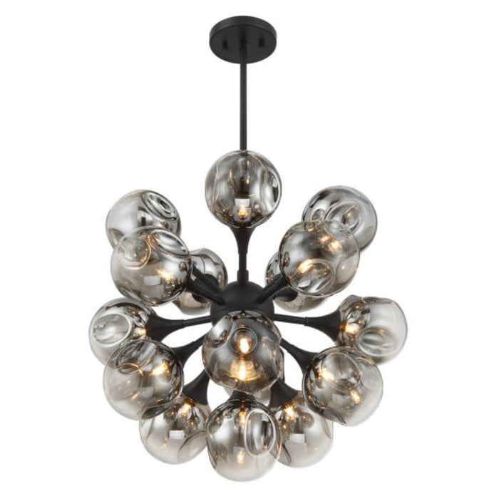 Savoy House 1-7934-16 Matisse 16-lt 22" Chandelier - Matte Black