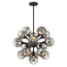 Savoy House 1-7934-16 Matisse 16-lt 22" Chandelier - Matte Black