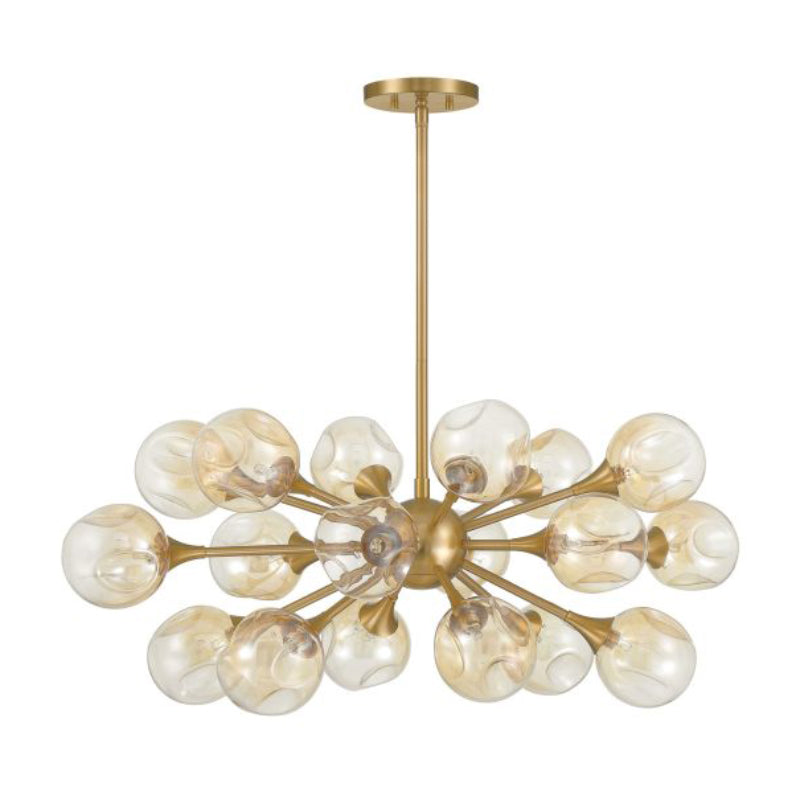 Savoy House 1-7935-18 Matisse 18-lt 21" Chandelier - Warm Brass