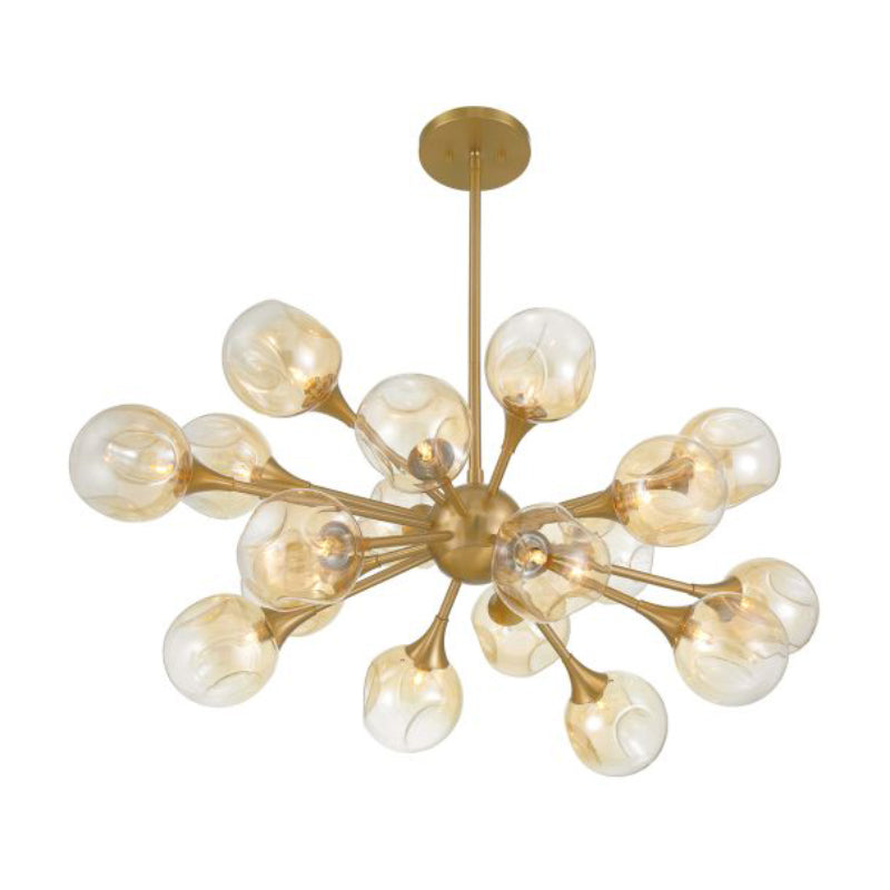 Savoy House 1-7935-18 Matisse 18-lt 21" Chandelier - Warm Brass