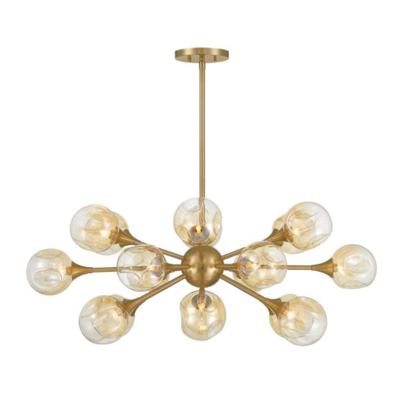 Savoy House 1-7935-18 Matisse 18-lt 21" Chandelier - Warm Brass