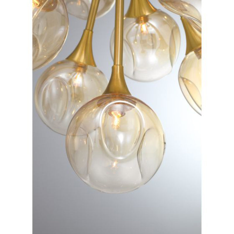 Savoy House 1-7935-18 Matisse 18-lt 21" Chandelier - Warm Brass