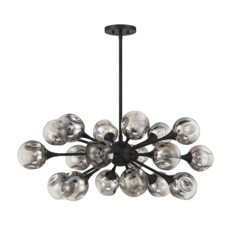 Savoy House 1-7935-18 Matisse 18-lt 21" Chandelier - Matte Black