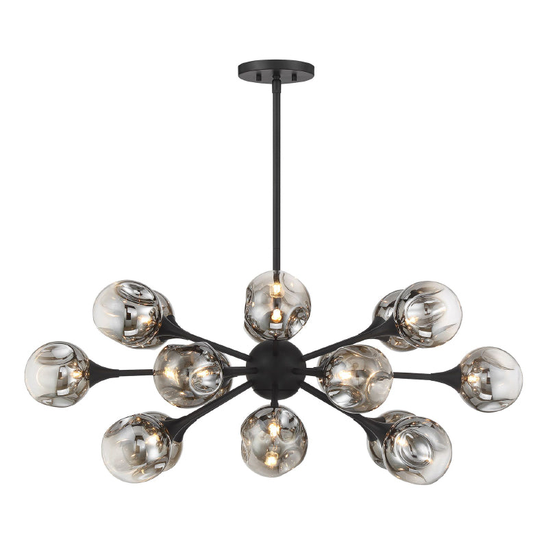 Savoy House 1-7935-18 Matisse 18-lt 21" Chandelier - Matte Black
