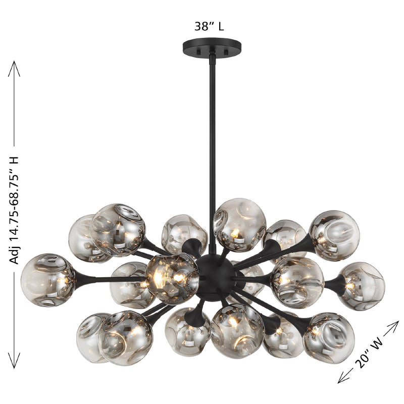 Savoy House 1-7935-18 Matisse 18-lt 21" Chandelier