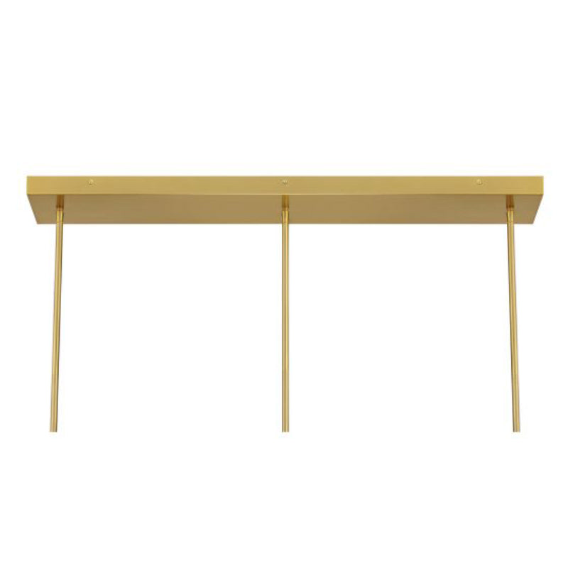 Savoy House 1-8031-3 Hillbourne 3-lt 38" Linear Chandelier - Warm Brass