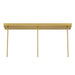 Savoy House 1-8031-3 Hillbourne 3-lt 38" Linear Chandelier - Warm Brass