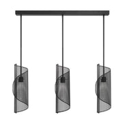 Savoy House 1-8031-3 Hillbourne 3-lt 38" Linear Chandelier - Matte Black