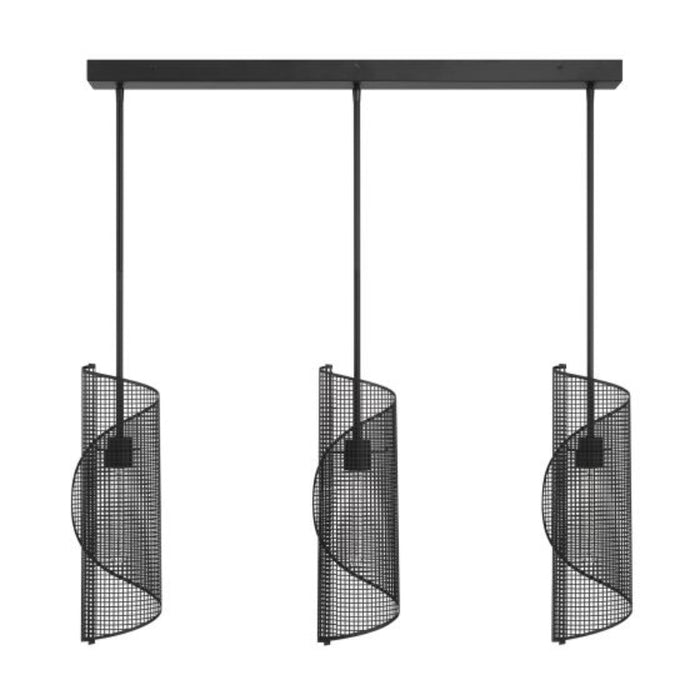 Savoy House 1-8031-3 Hillbourne 3-lt 38" Linear Chandelier - Matte Black