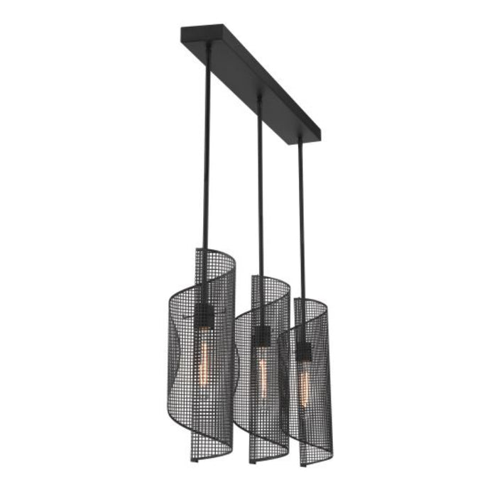 Savoy House 1-8031-3 Hillbourne 3-lt 38" Linear Chandelier - Matte Black
