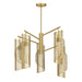 Savoy House 1-8032-5 Hillbourne 5-lt 28" Chandelier - Warm Brass