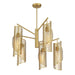 Savoy House 1-8032-5 Hillbourne 5-lt 28" Chandelier - Warm Brass