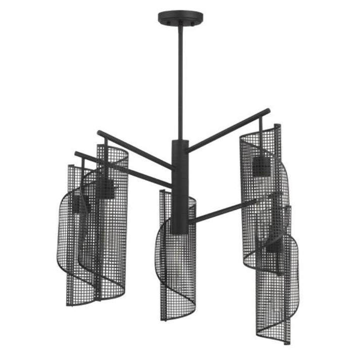 Savoy House 1-8032-5 Hillbourne 5-lt 28" Chandelier - Matte Black