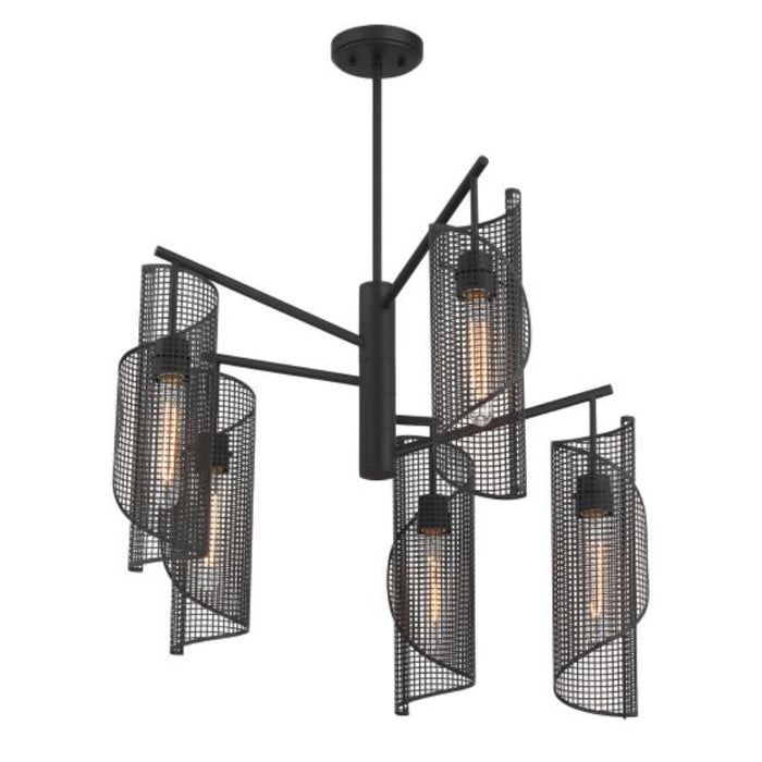 Savoy House 1-8032-5 Hillbourne 5-lt 28" Chandelier - Matte Black