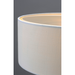 Maxim 10014 Bongo 3-lt 18" Pendant/Semi-Flush Mount - Satin Nickel/White Linen