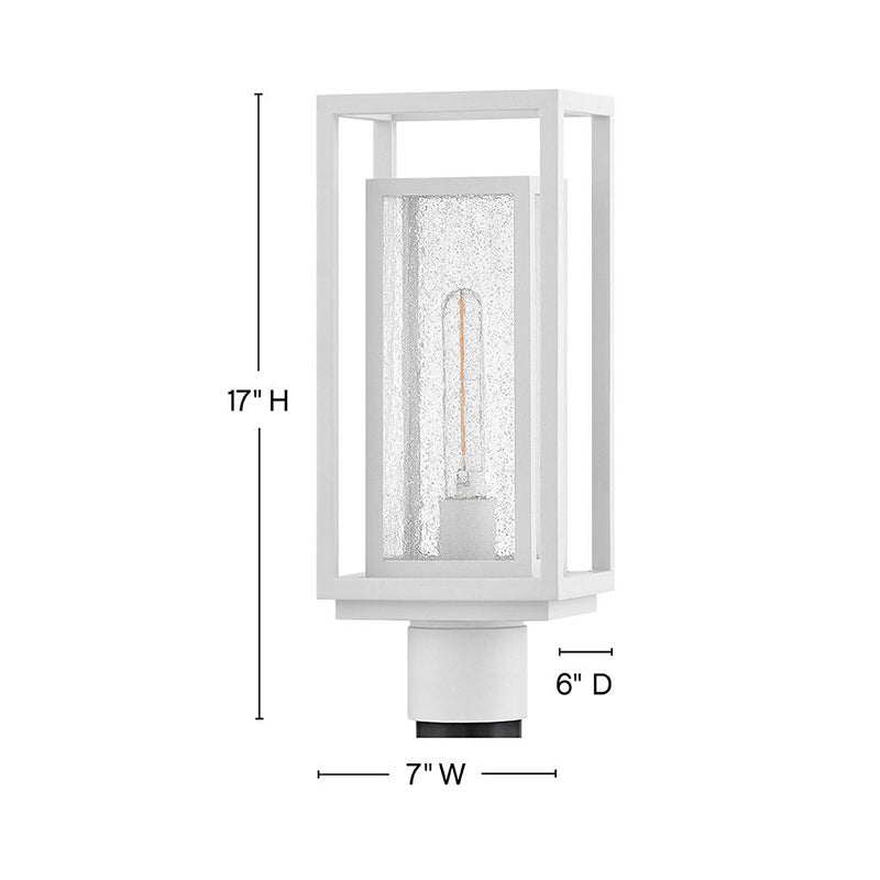 Hinkley 1001 Republic 1-lt 17" Tall LED Post Light