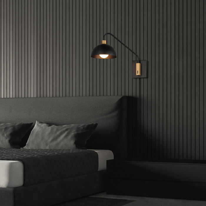 Maxim 10021 Thelonious 1-lt 9" Wall Sconce