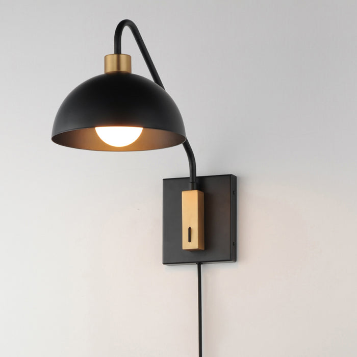 Maxim 10021 Thelonious 1-lt 9" Wall Sconce