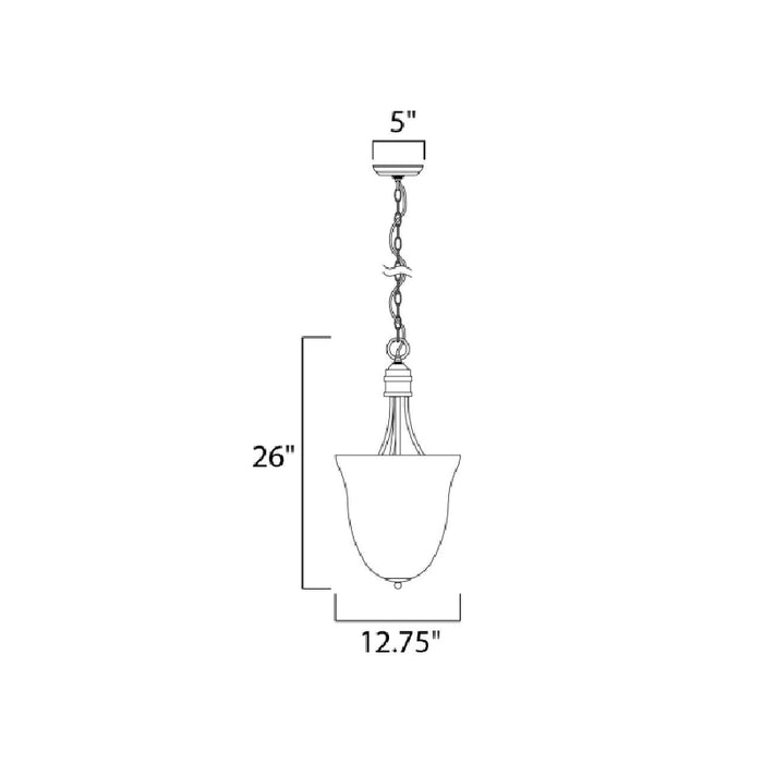 Maxim 10048 Logan 3-lt 13" Pendant