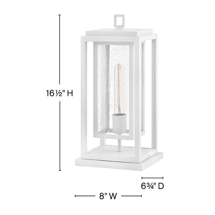 Hinkley 1007 Republic 1-lt 17" Tall LED Outdoor Pier Mount Lantern