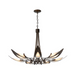 Hubbardton Forge 101320 Parasol 7-lt 38" Chandelier - Bronze