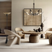 Hubbardton Forge 101320 Parasol 7-lt 38" Chandelier