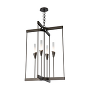 Hubbardton Forge 101700 Lilium 4-lt 24" Chandelier - Oil Rubbed Bronze