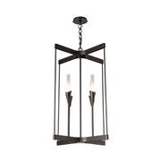 Hubbardton Forge 101700 Lilium 4-lt 24" Chandelier - Oil Rubbed Bronze