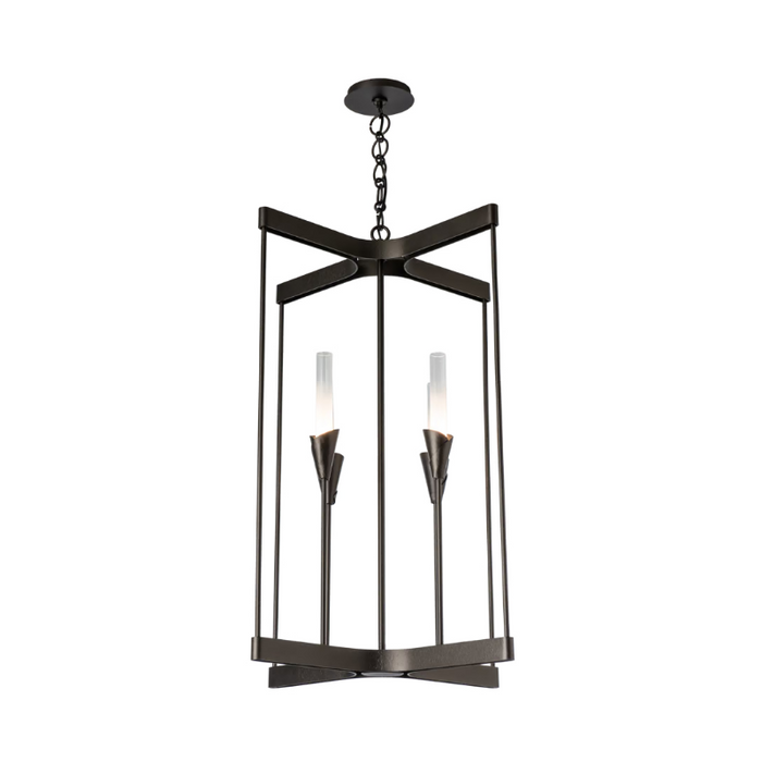 Hubbardton Forge 101700 Lilium 4-lt 24" Chandelier - Oil Rubbed Bronze
