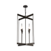 Hubbardton Forge 101700 Lilium 4-lt 24" Chandelier - Oil Rubbed Bronze