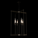 Hubbardton Forge 101700 Lilium 4-lt 24" Chandelier - Oil Rubbed Bronze