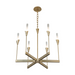 Hubbardton Forge 101702 Lilium 6-lt 30" Chandelier - Modern Brass