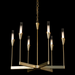 Hubbardton Forge 101702 Lilium 6-lt 30" Chandelier - Modern Brass