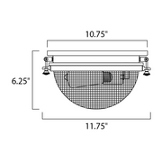 Maxim 10180 Portside 1-lt 12" Outdoor Flush Mount