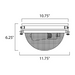 Maxim 10180 Portside 1-lt 12" Outdoor Flush Mount
