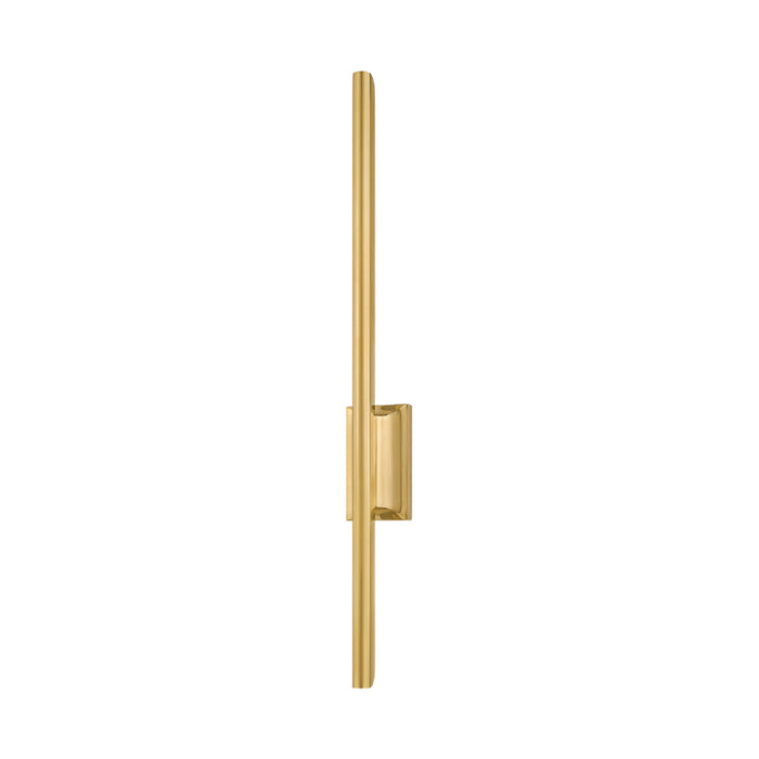 Hudson Valley 1027 Bernard 1-lt 27" Tall LED Wall Sconce - Aged Brass