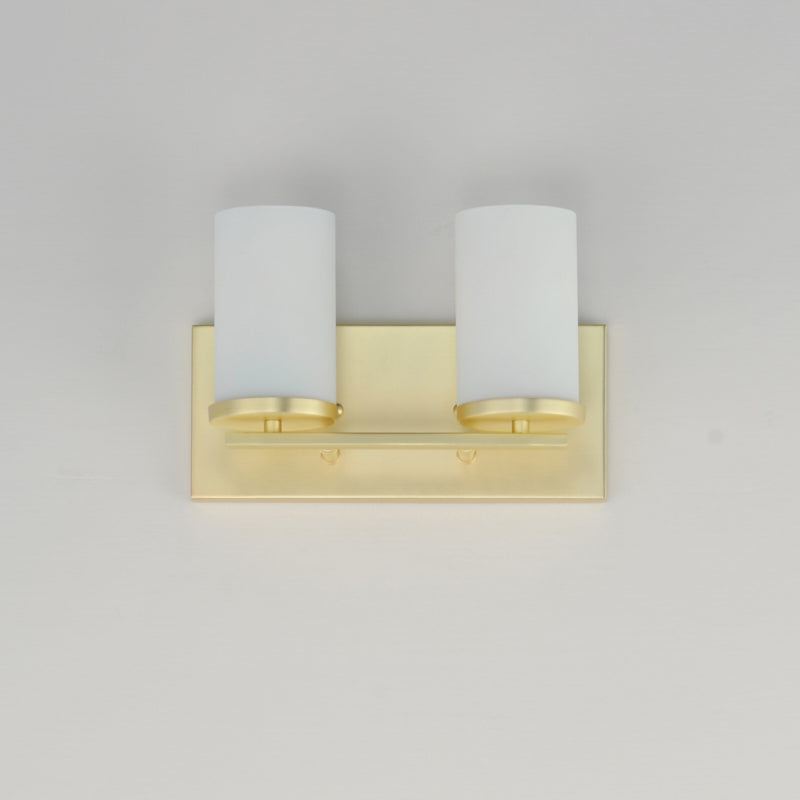 Maxim 10282 Lateral 2-lt 12" Bath Vanity - Satin Brass