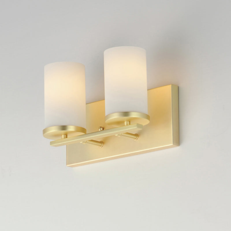 Maxim 10282 Lateral 2-lt 12" Bath Vanity - Satin Brass