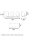 Maxim 10283 Lateral 3-lt 20" Bath Vanity
