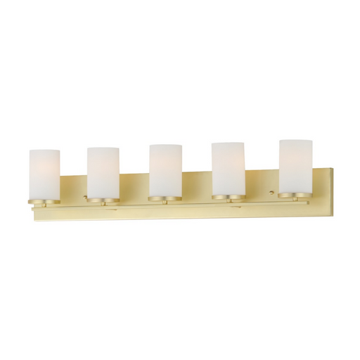 Maxim 10285 Lateral 5-lt 36" Bath Vanity - Satin Brass