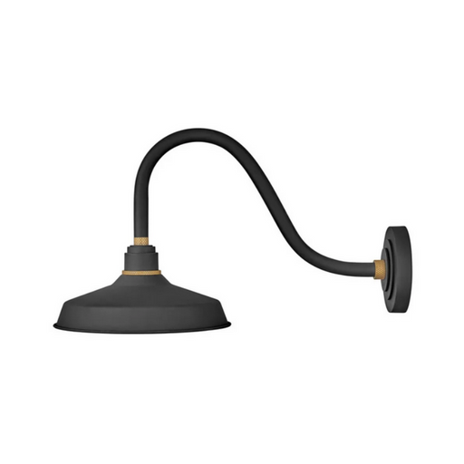 Hinkley 10342 Foundry Classic 1-lt 14" Tall LED Outdoor Gooseneck Barn Light - Textured Black
