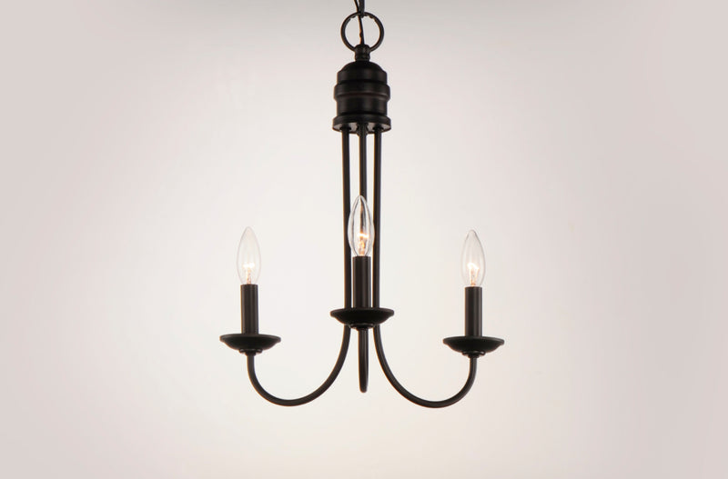 Maxim 10343 Logan 3-lt 16" Candle Chandelier