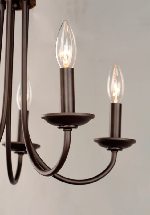 Maxim 10345 Logan 5-lt 21" Candle Chandelier