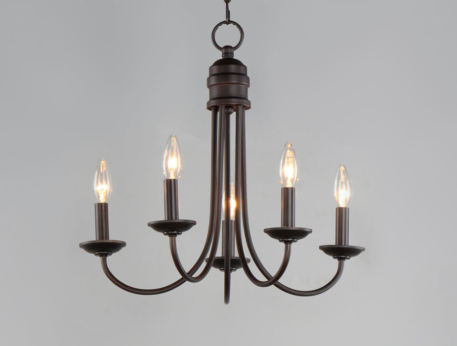 Maxim 10345 Logan 5-lt 21" Candle Chandelier