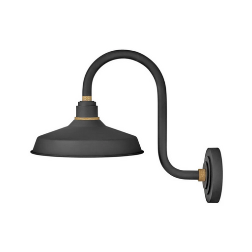 Hinkley 10362 Foundry Classic 1-lt 17" Tall LED Outdoor Gooseneck Barn Light - Textured Black