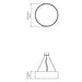 Accord 1037LED Cylindrical 1-lt 24" LED Pendant