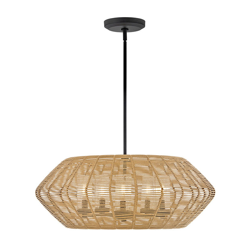 Hinkley 10385 Luca 5-lt 28" LED Outdoor Single Tier Chandelier