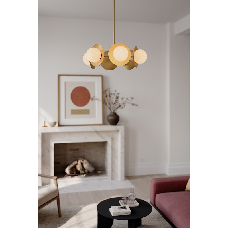 Minka Lavery 10386 Olenne 6-lt 28" Pendant